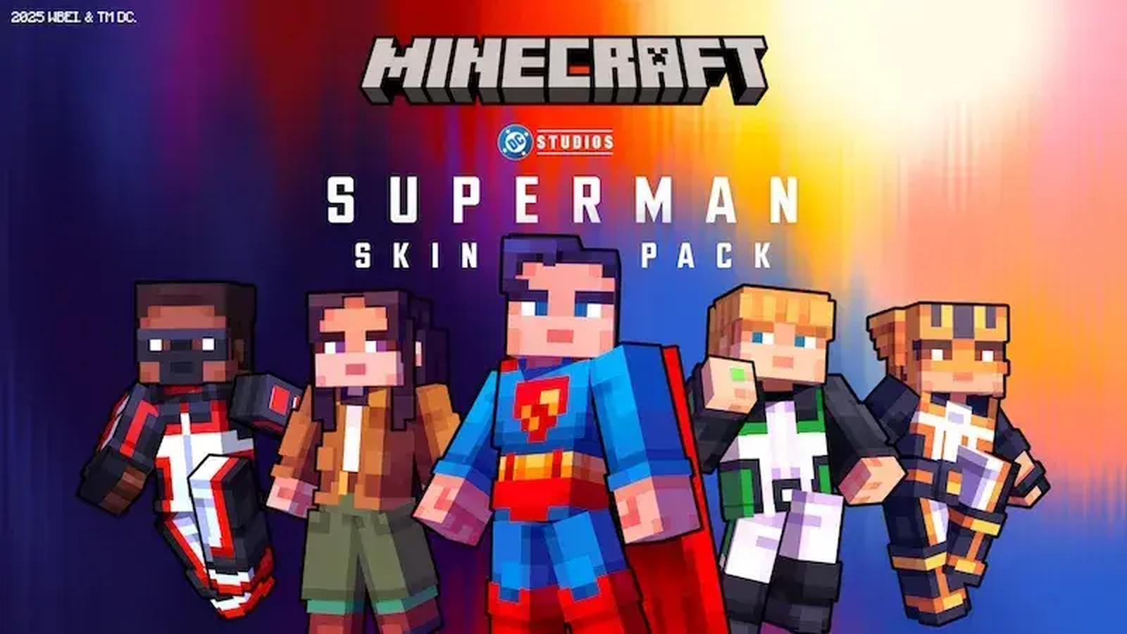 Minecraft reveals free new skin pack to coincide with launch of James Gunn's DC Universe
